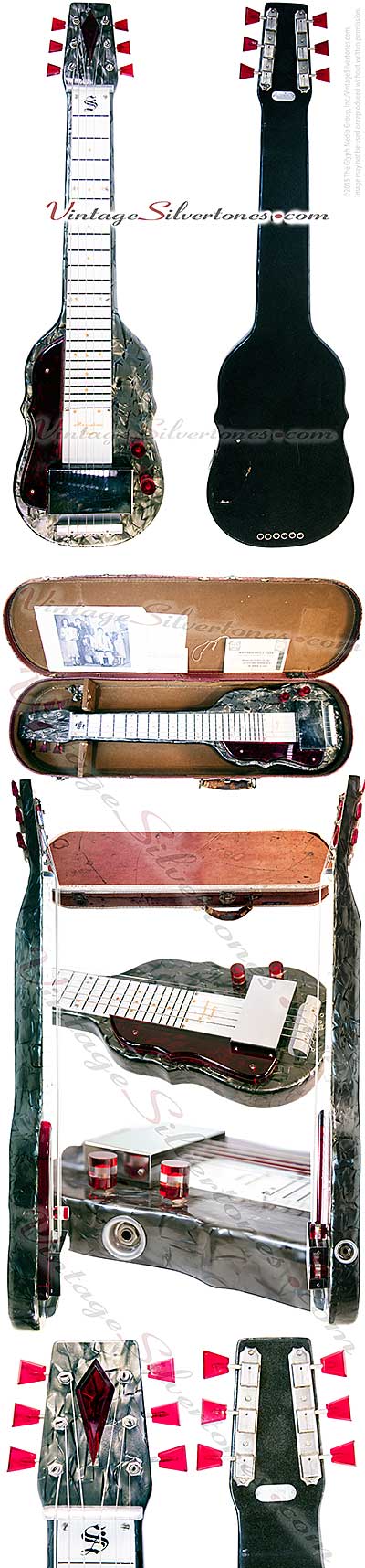 Magnatone G55 - 1 pickup, lap steel guitar made in CA, USA circa 1958